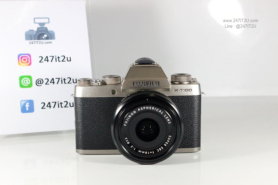 กล้องFujifilm X-T100 +18mm f2 silve
