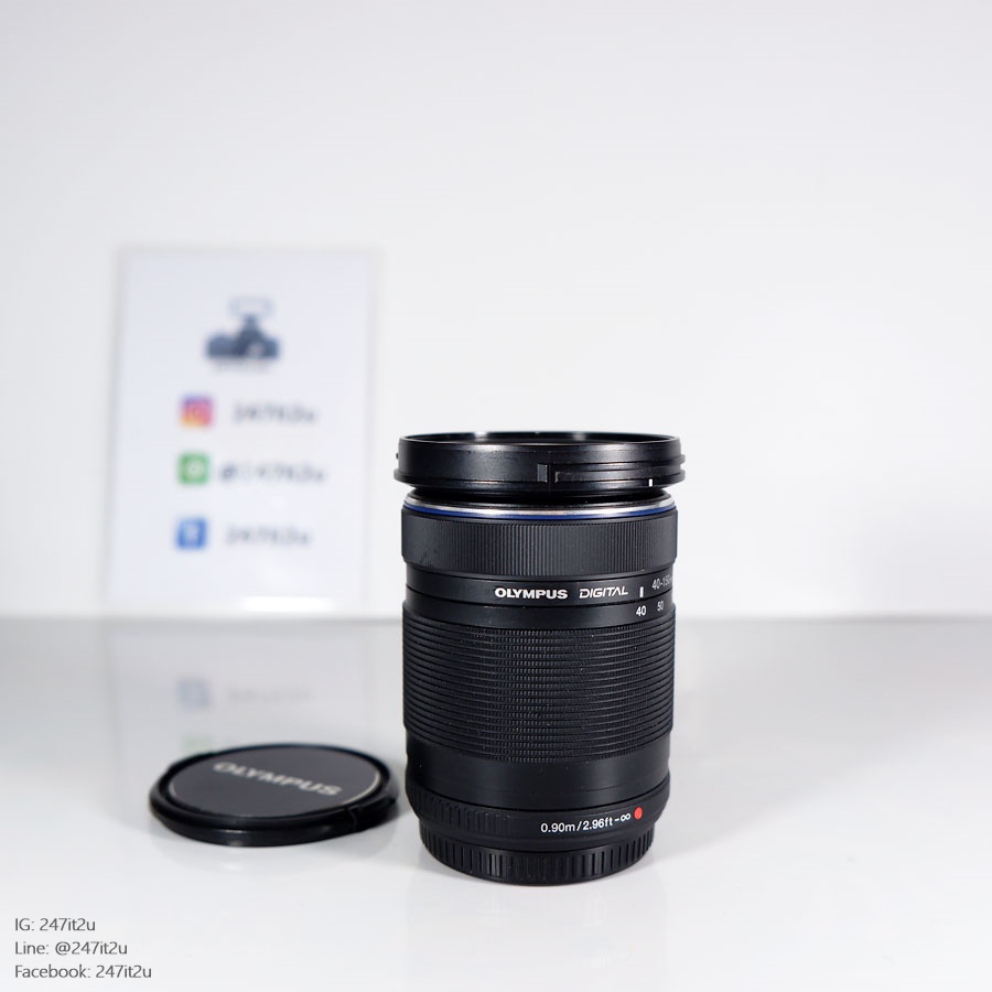 เลนส์ Olympus 40-150mm f4-5.6 สีดำ สภาพสวย