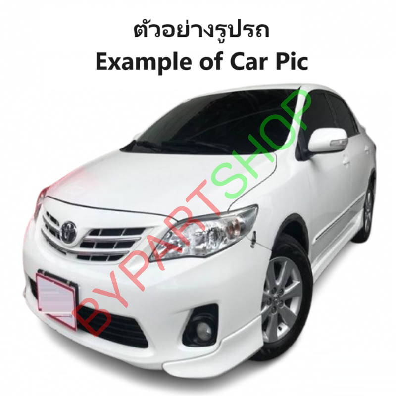 หน้ากระจัง TOYOTA ALTIS(อัลติส) รุ่นที่2 โฉมที่2 คาดชุบโครเมียม ไม่ทำสีไม่มีโลโก้ ปี2010-2013 (รหัส:ALTIS'10ชุบ)