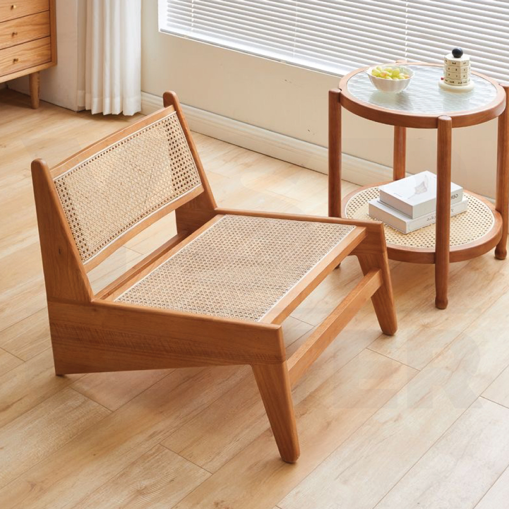 เก้าอี้โซฟา โครงไม้ยางพารา PVC หวายเทียม มินิมอล YL0318 - YL0320