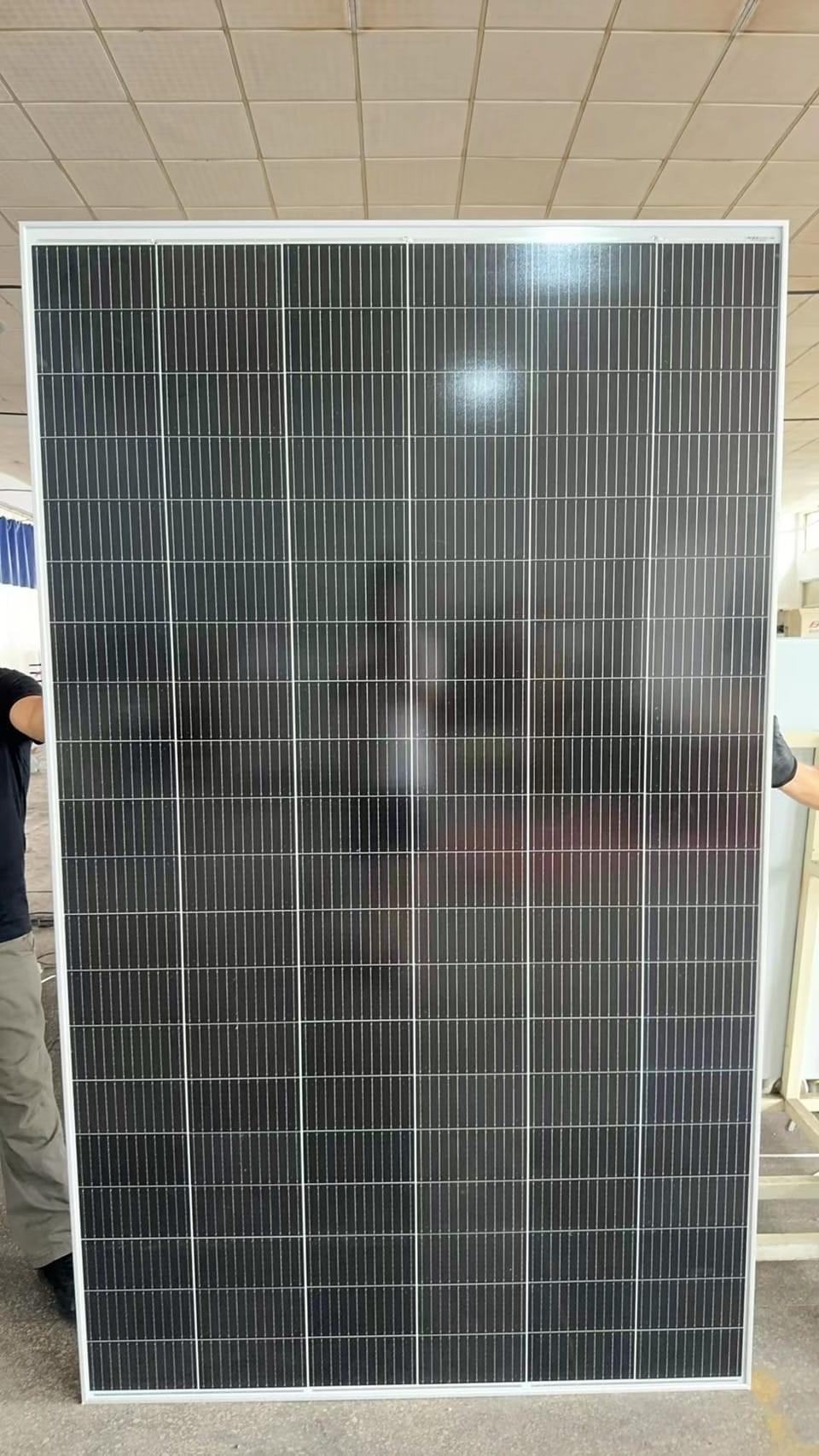 แผง High Volt โซล่าเซลล์ 600W Mono ค่า โวลต์ 85.10V ค่า แอมป์ 8.52A