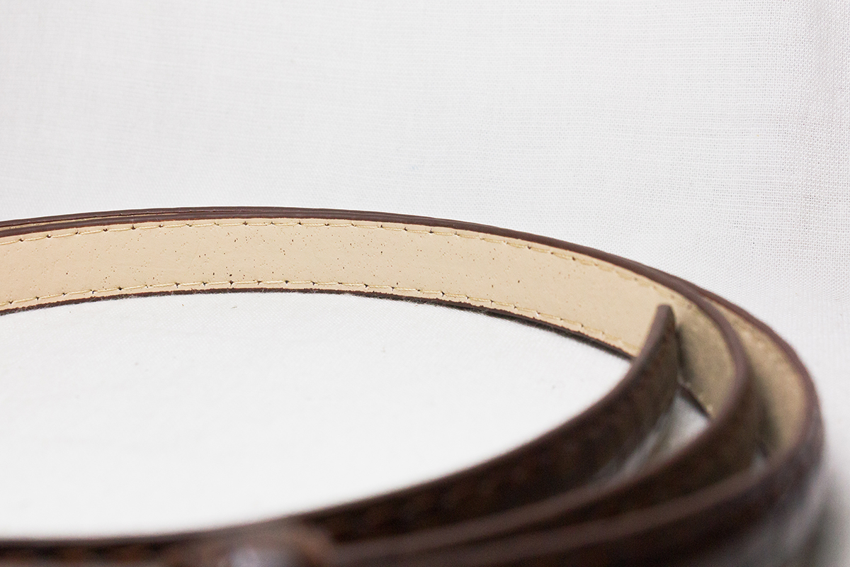 เข็มขัดหนังลายจระเข้สวย หนังทน