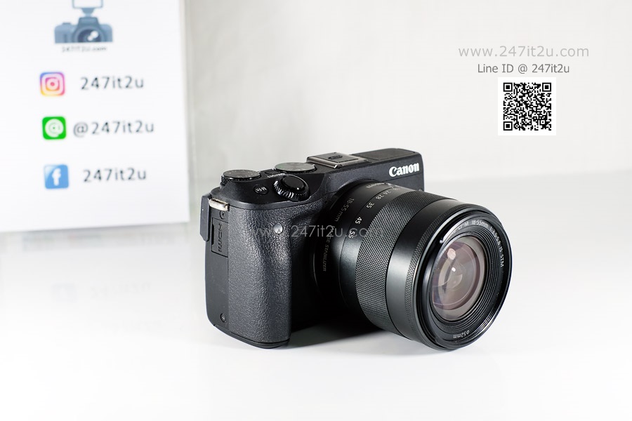Canon EOS M3 พร้อมเลนส์ 18-55mm IS STM สีดำ