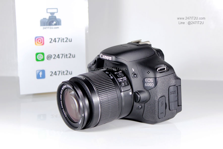 กล้อง Canon 600D +เลนส์ 18-55mm is II