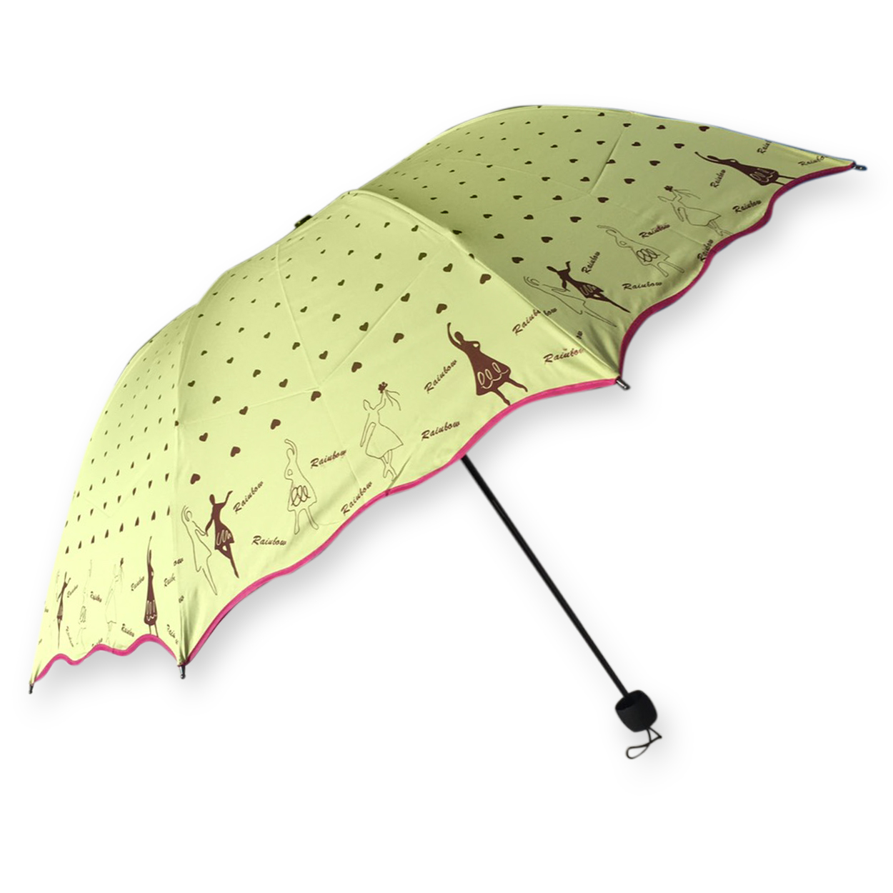 ร่มโค้งแฟชั่น ยูวีดำ รหัส 8036