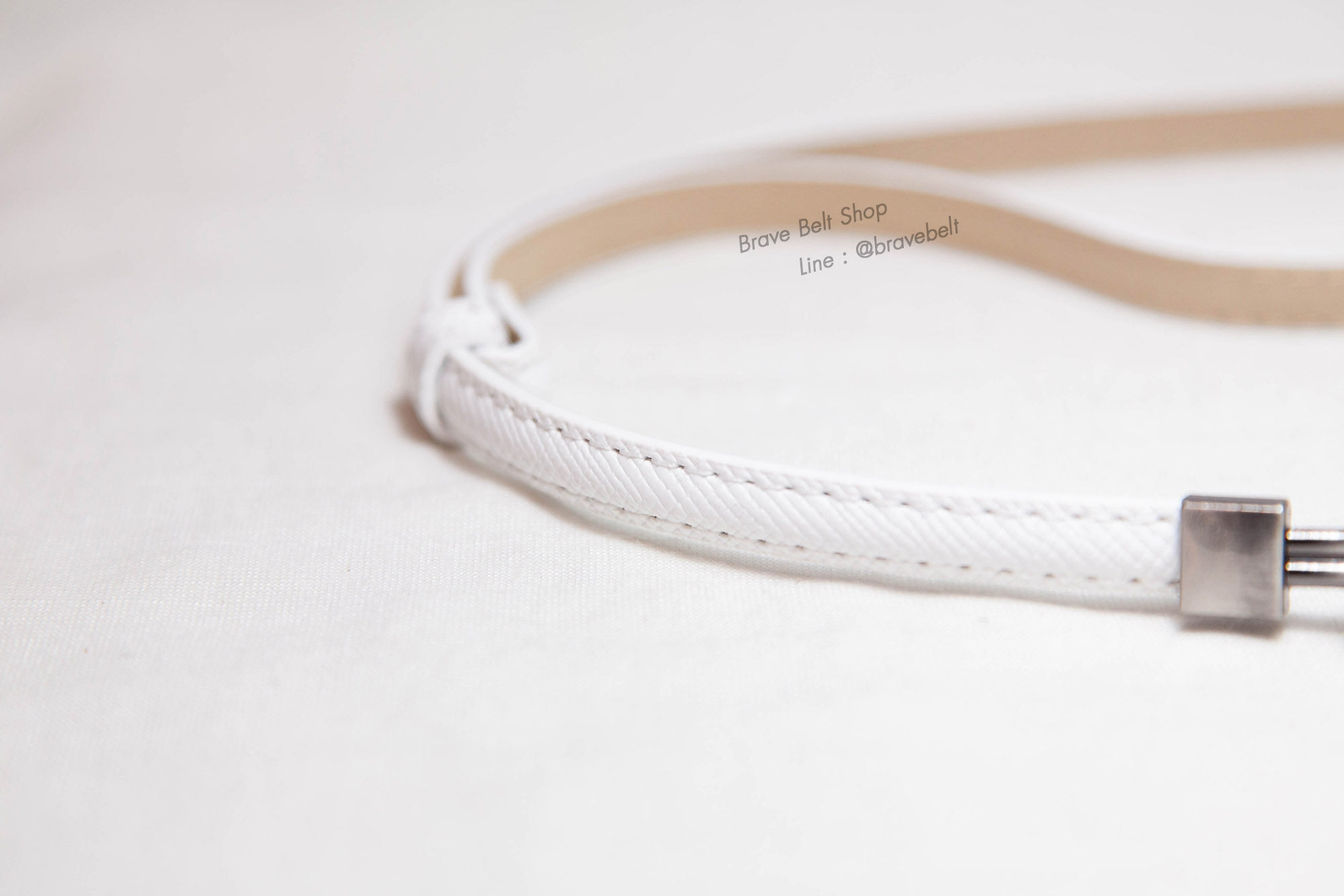 เข็มขัดปรับสายได้ หัวเข็มขัดแบบไขว้กันสวย