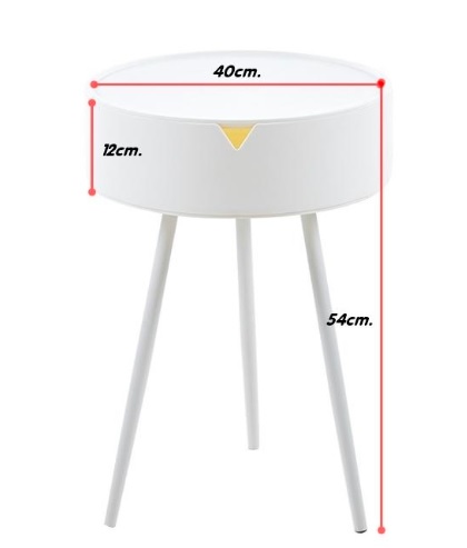 โต๊ะกลาง กาแฟ ห้องนั่งเล่น หัวเตียง สไตล์มินิมอล เฟอร์นิเจอร์แต่งบ้าน ทรงกลม YL0186 - YL0189