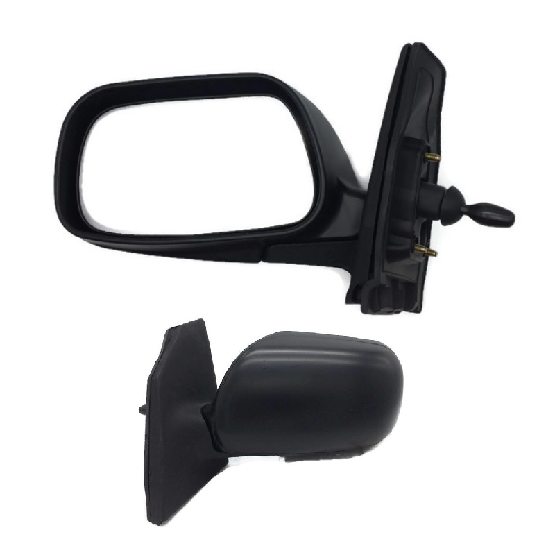 กระจกมองข้าง TOYOTA ALTIS(อัลติส) โฉมหน้าหมู รุ่นปรับมือ สีดำ(งานไม่ทำสี) ปี2001-2007 -ราคาต่อข้าง-