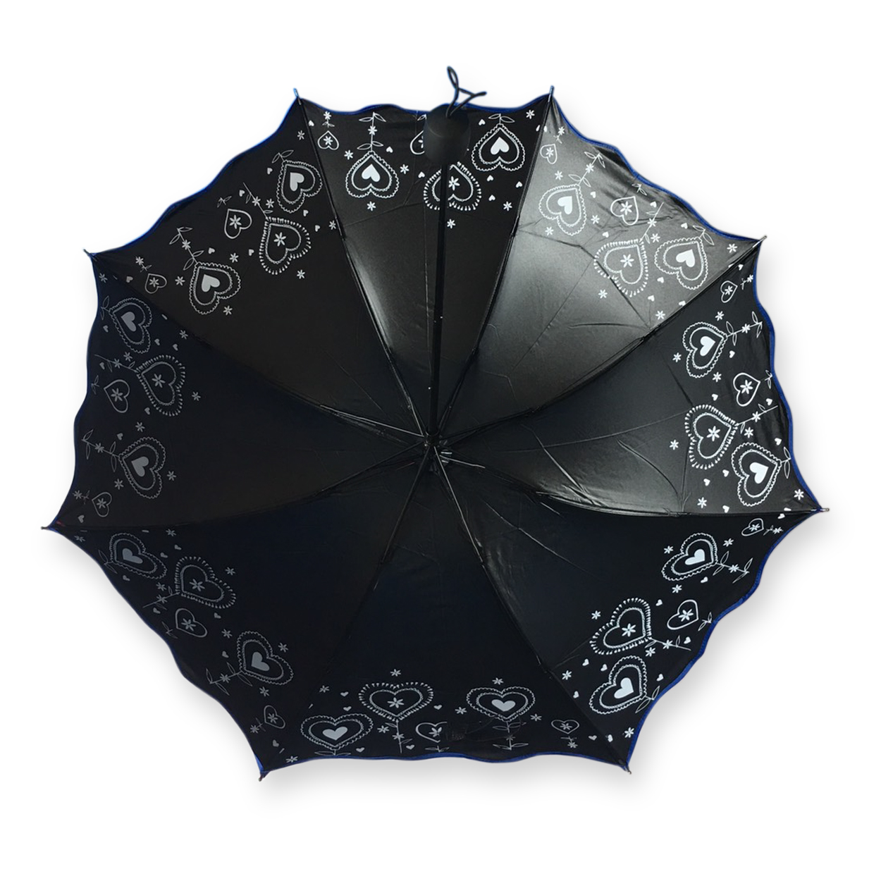 ร่มโค้งแฟชั่น ยูวีดำ รหัส 8036