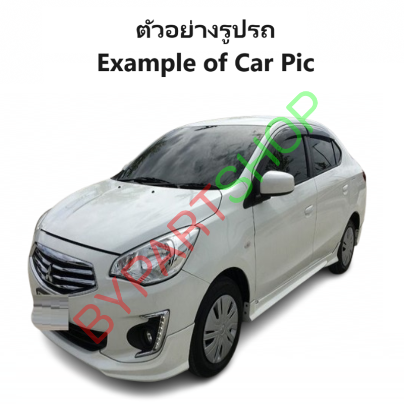 -แท้ศูนย์- ฝาครอบกระจกมองข้าง MITSUBISHI ATTRAGE(แอททราจ) สีขาวมุข ปี2013-2016 -ราคาต่อข้าง-