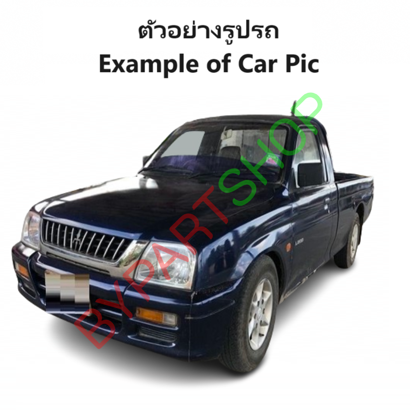 กระจกมองข้าง MITSUBISHI STRADA(สตราด้า) เหลี่ยมเล็ก รุ่นปรับมือ สีดำ(งานไม่ทำสี) ปี1995-2002 -ราคาต่อข้าง