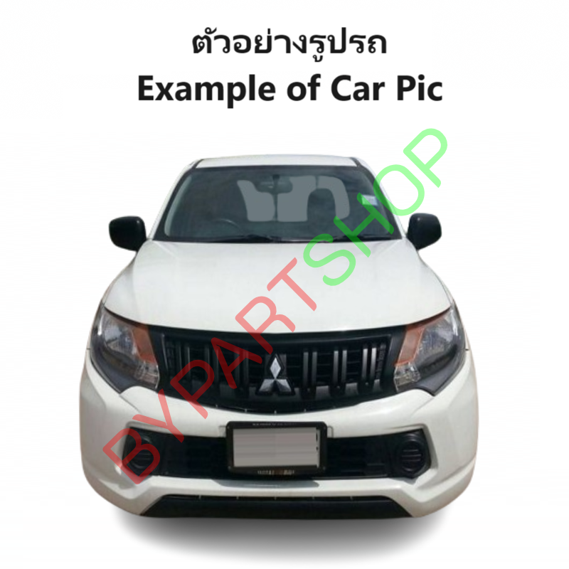 กระจกมองข้าง MITSUBISHI NEW TRITON(ไทรทัน) โฉมปี15 ตอนเดียว รุ่นปรับมือ สีดำ ปี2015-2018 -ราคาต่อข้าง-