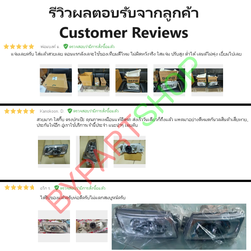 ไฟหน้า MITSUBISHI LANCER(แลนเซอร์) CK4 ปี1998-1999 (งานแท้ DEPO) -ราคาต่อดวง-