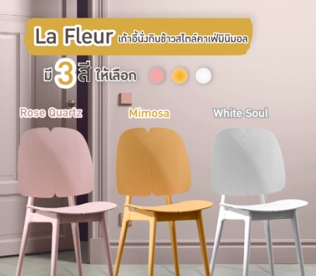 เก้าอี้ เก้าอี้สไตล์นอร์ดิก เก้าอี้ตกแต่งร้าน เก้าอี้ทานอาหาร เก้าอี้พลาสติก นั่งสบาย