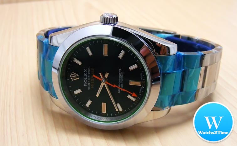 นาฬิกา Rolex THE MILGAUSS Green Sapphire Crystal 40 mm. Ref.116400GV