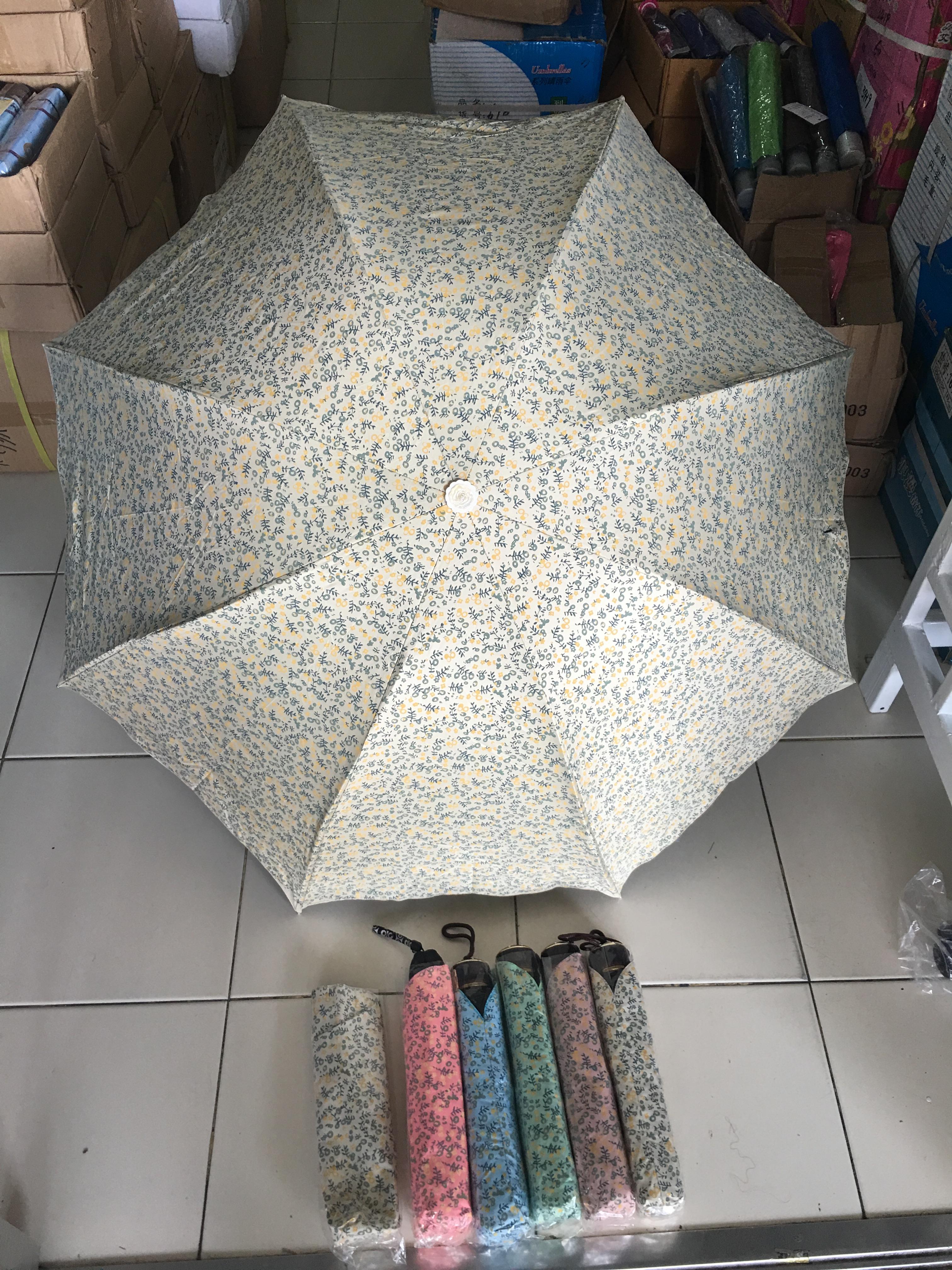 ร่มโค้งแฟชั่นยูวีสีดำ รหัส 4309D