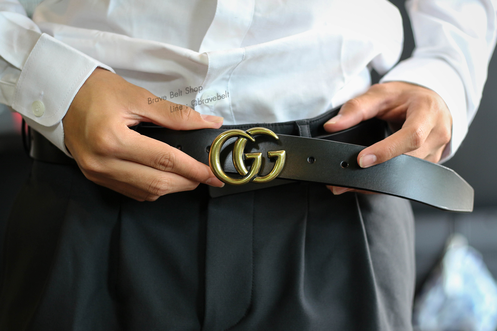 เข็มขัด gucci ผู้ชาย ใส่ได้อย่างเท่และเป็นหนังแท้