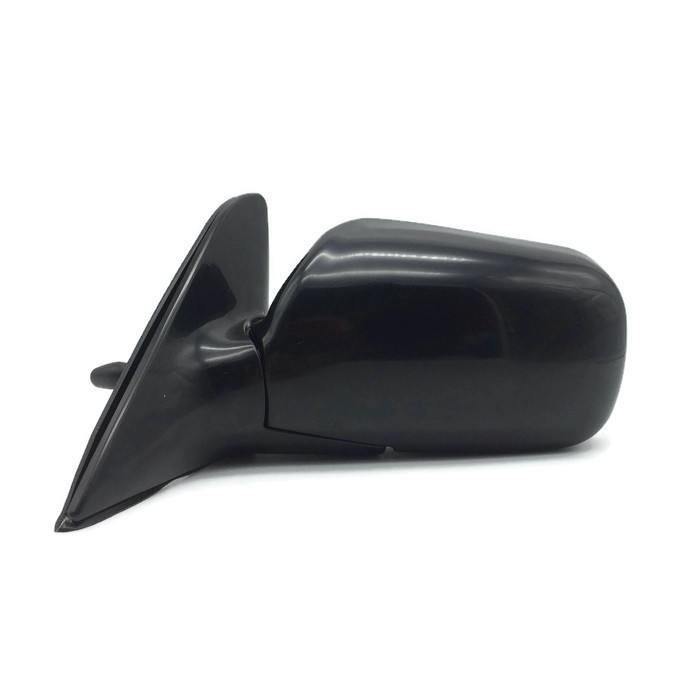 กระจกมองข้าง TOYOTA COROLLA(โคโรล่า) AE110-AE111-AE112 โฉมตูดเป็ด-โฉมไฮทอร์ค รุ่นปรับมือ สีดำ(งานไม่ทำสี) -ราคาต่อข้าง-