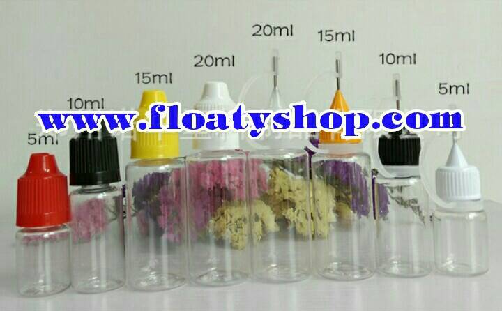 10ml PET ขวดหยดใส ฝาหัวเข็ม