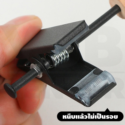 ไม้แขวน ไม้แขวนหนีบกางเกง กระโปรง ไม้แขวนเสื้อแบบหนีบ แพค 5 ชิ้น