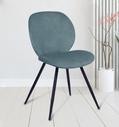 เก้าอี้กินข้าว เก้าอี้โมเดิร์น เก้าอี้พักผ่อน นั่งสบาย หุ่มผ้าด้วยกำมะหยี่ YL167 - YL169