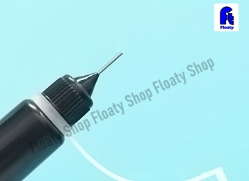 10 ml PE สีดำ ขวดหยด ฝาหัวเข็ม