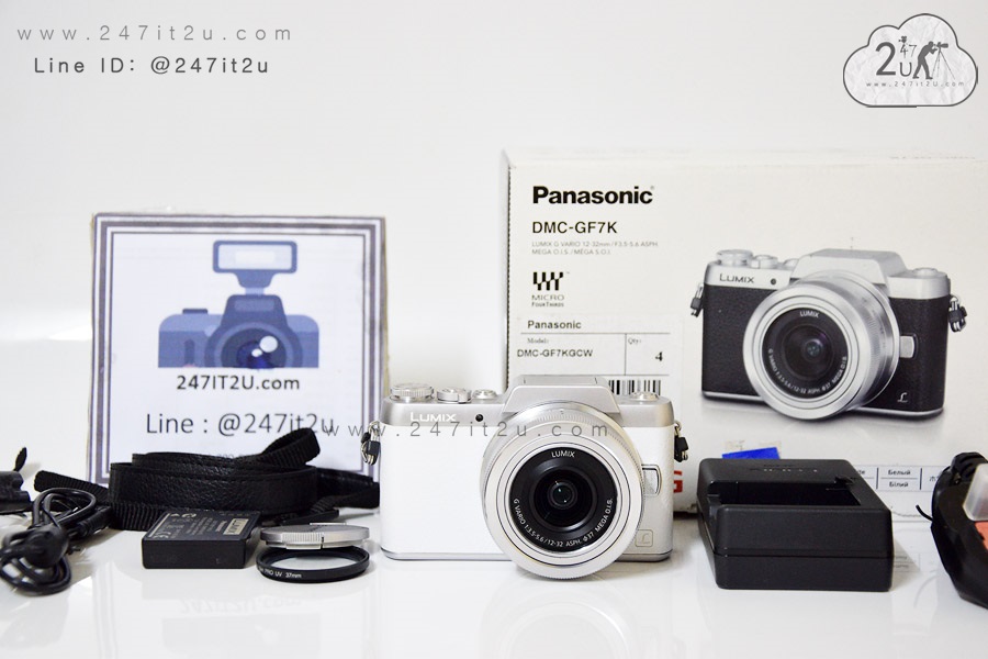 กล้อง Panasonic GF7 + เลนส์ 12-32mm สีขาว