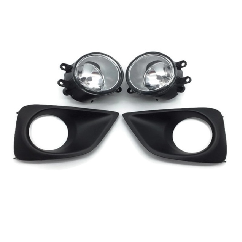 ไฟตัดหมอก/ไฟสปอร์ตไลท์ TOYOTA VIOS(วีออส) โฉมที่3 ฝาครอบดำ ปี2013-2016 (ครบชุด) (รับประกัน 6เดือน) (TY606)