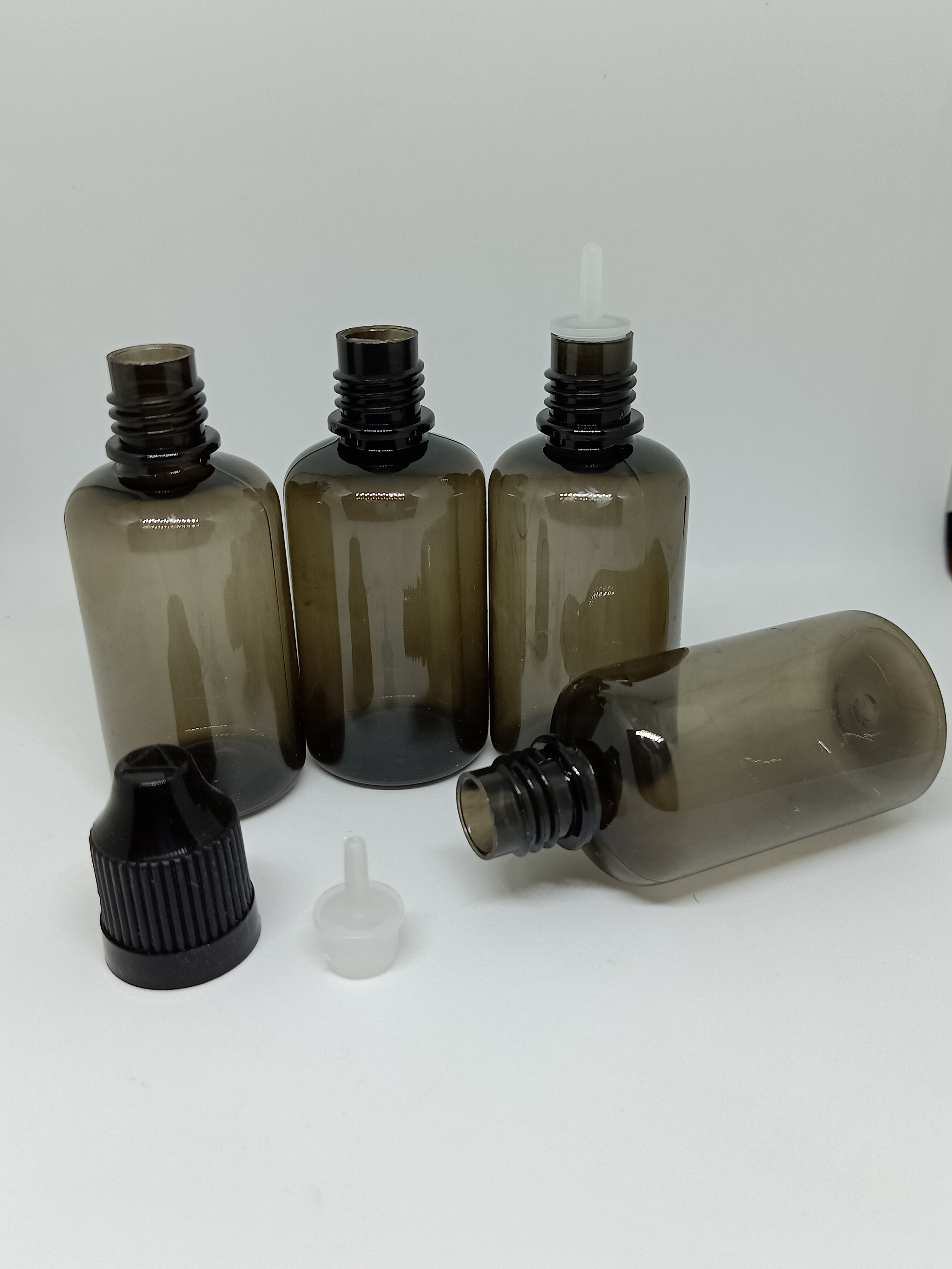 30ml PETขวดหยดสีดำ(โปร่งแสง) ฝาดับเบิ้ลล็อค