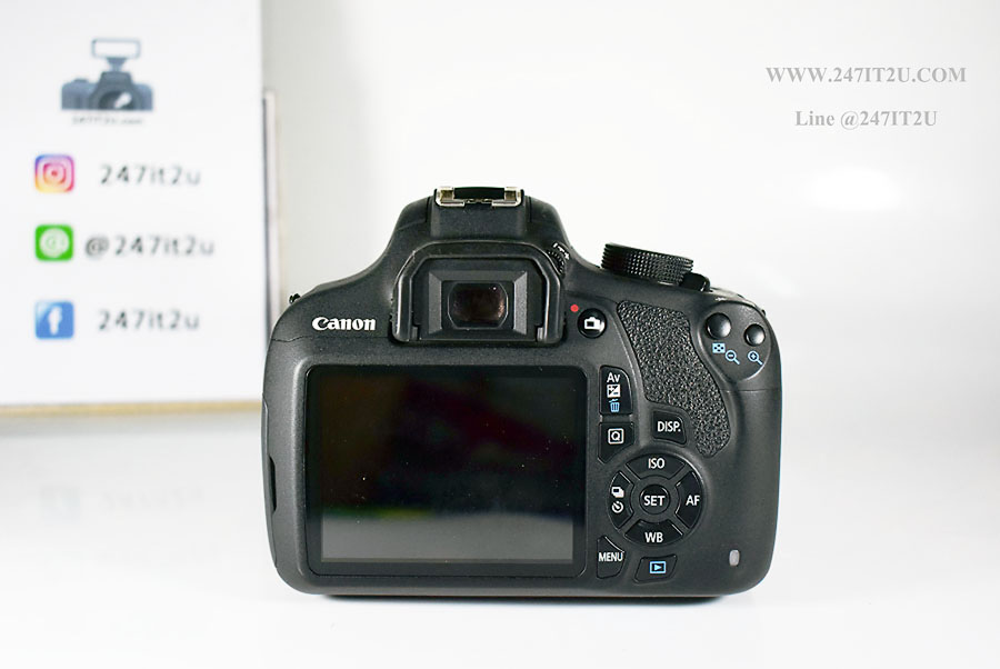 กล้อง Canon 1200D พร้อมเลนส์ 18-55mm is II เครื่องศูนย์
