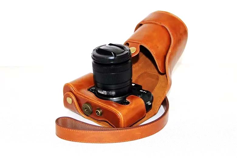 Bag Leather Case For Fujifilm X-T1 เต็ม