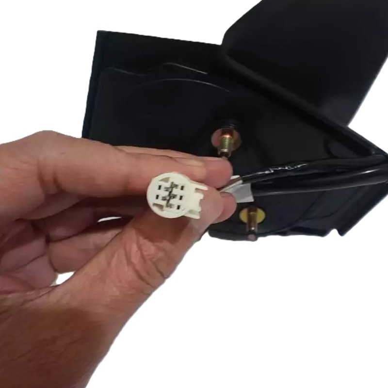 กระจกมองข้าง TOYOTA YARIS(ยาริส) โฉมที่1,2 ปรับไฟฟ้า 3สาย ปี2006-2012 (ฝาดำ ไม่ทำสี) -ราคาต่อข้าง-