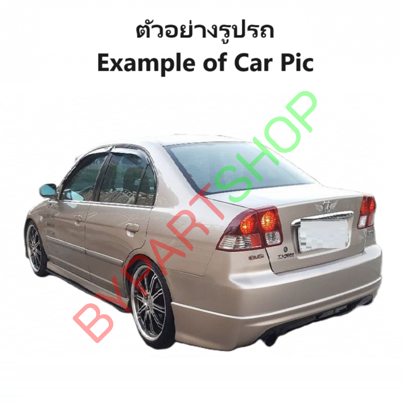 ไฟท้าย HONDA CIVIC(ซีวิค) ES ไดเมนชั่น ลมดำ ปี2003-2005 (งานแท้TYC) (รหัส:CV03 โคมดำ) -ราคาต่อดวง-
