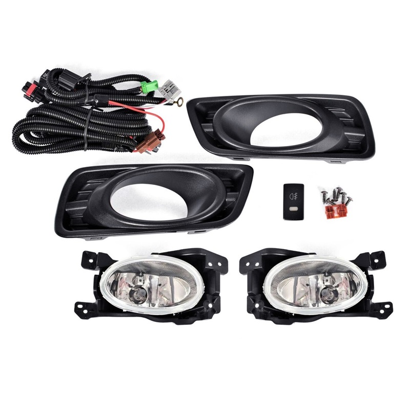 ไฟตัดหมอก/ไฟสปอร์ตไลท์ HONDA CITY(ซิตี้) ฝาครอบดำ โฉมปี2012-2013 (ครบชุด) (รับประกัน 6เดือน) (HD536)