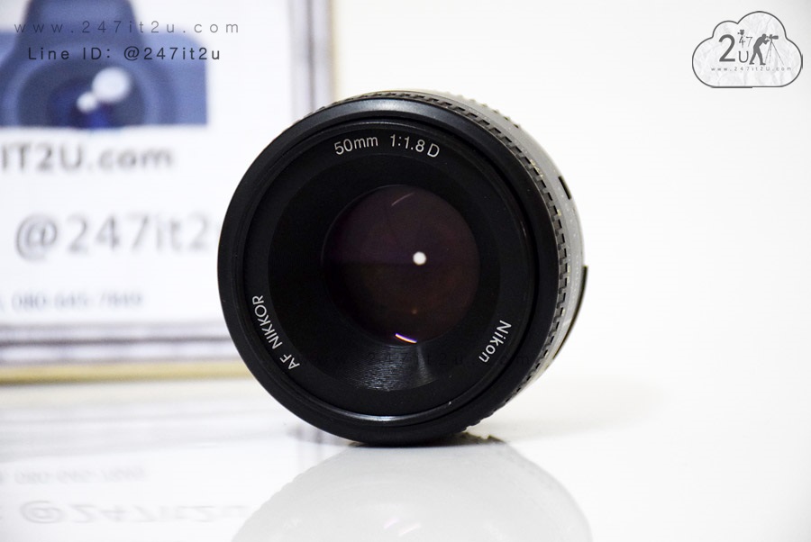 เลนส์ Nikon 50 mm f1.8D สีดำ