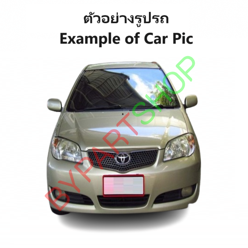 หม้อน้ำ TOYOTA VIOS(วีออส) โฉมแรก Gen1 ปี2003-2006 เกียรออโต้ (กระปุกก็ใส่ได้) (O.E.M ประกัน 6เดือน)