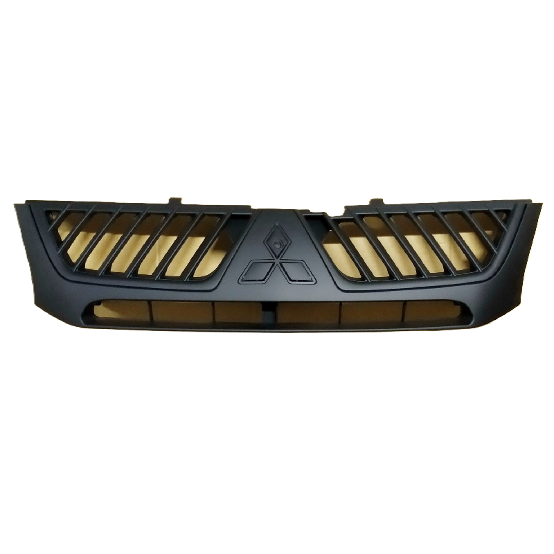 หน้ากระจัง MITSUBISHI STRADA(สตราด้า) รุ่นที่3 โฉมไฟตาเต็ม สีดำ(งานไม่ทำสี) ไม่มีโลโก้ ปี2004-2005 (รหัส:STD'04 ดำ)