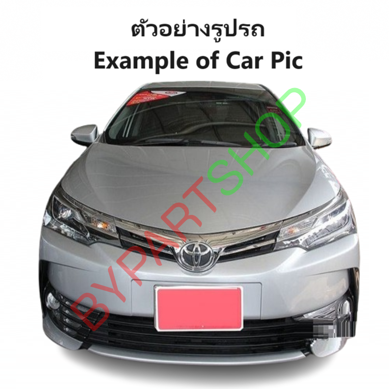 กระจกมองข้าง TOYOTA ALTIS(อัลติส) รุ่นปรับ+พับไฟฟ้า มีไฟเลี้ยว 7สาย โฉมปี2014-2018 (ฝาหลังดำ,งานไม่ทำสี) -ราคาต่อข้าง-