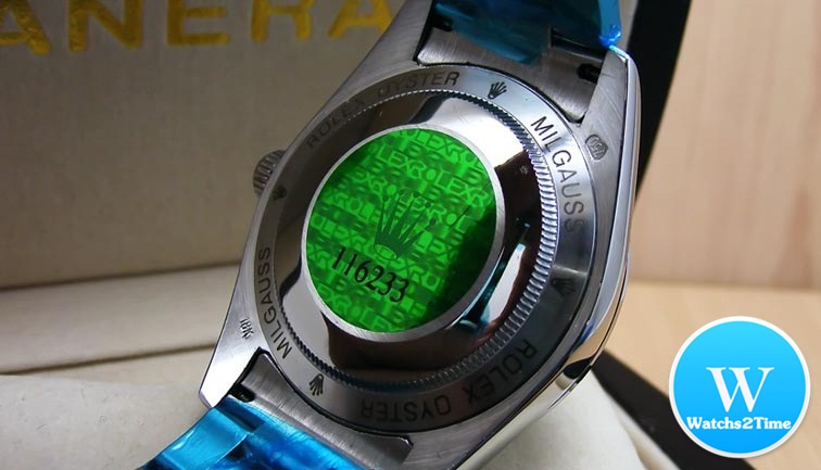 นาฬิกา Rolex THE MILGAUSS Green Sapphire Crystal 40 mm. Ref.116400GV