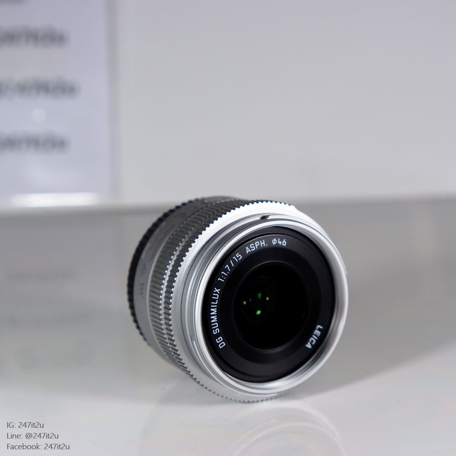 ขายเลนส์ Panasonic Leica 15mm f1.7 ASPH สี silver สภาพสวย