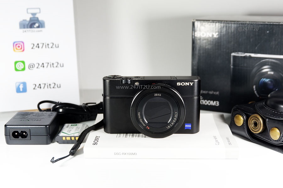 กล้อง Sony RX100M3 ยกกล่อง สีดำ ใช้งานปกติ