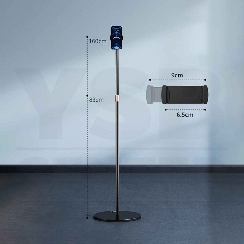 ขาตั้ง ชุดไลฟ์สด ที่หนีบมือถือ ปรัความสูงได้ รุ่น J1L049 - J1L050