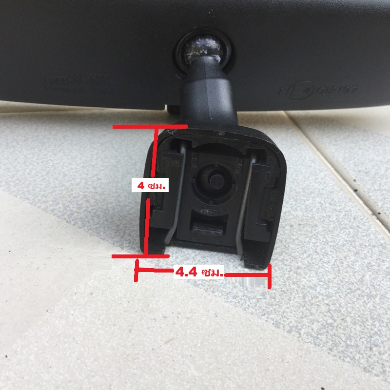 กระจกในเก๋ง/กระจกมองหลัง ISUZU MU-7(มิวเซเว่น) รุ่นแป้นเล็ก เลนส์ตัดแสง ปี2004-2011 (งานแท้O.E.M) -เช็คแป้นก่อนสั้ง-