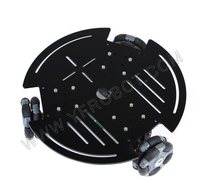 ชุดคิทประกอบหุ่นยนต์ 3WD ล้อ Omni 58 mm (3WD Omni Wheel Robot)
