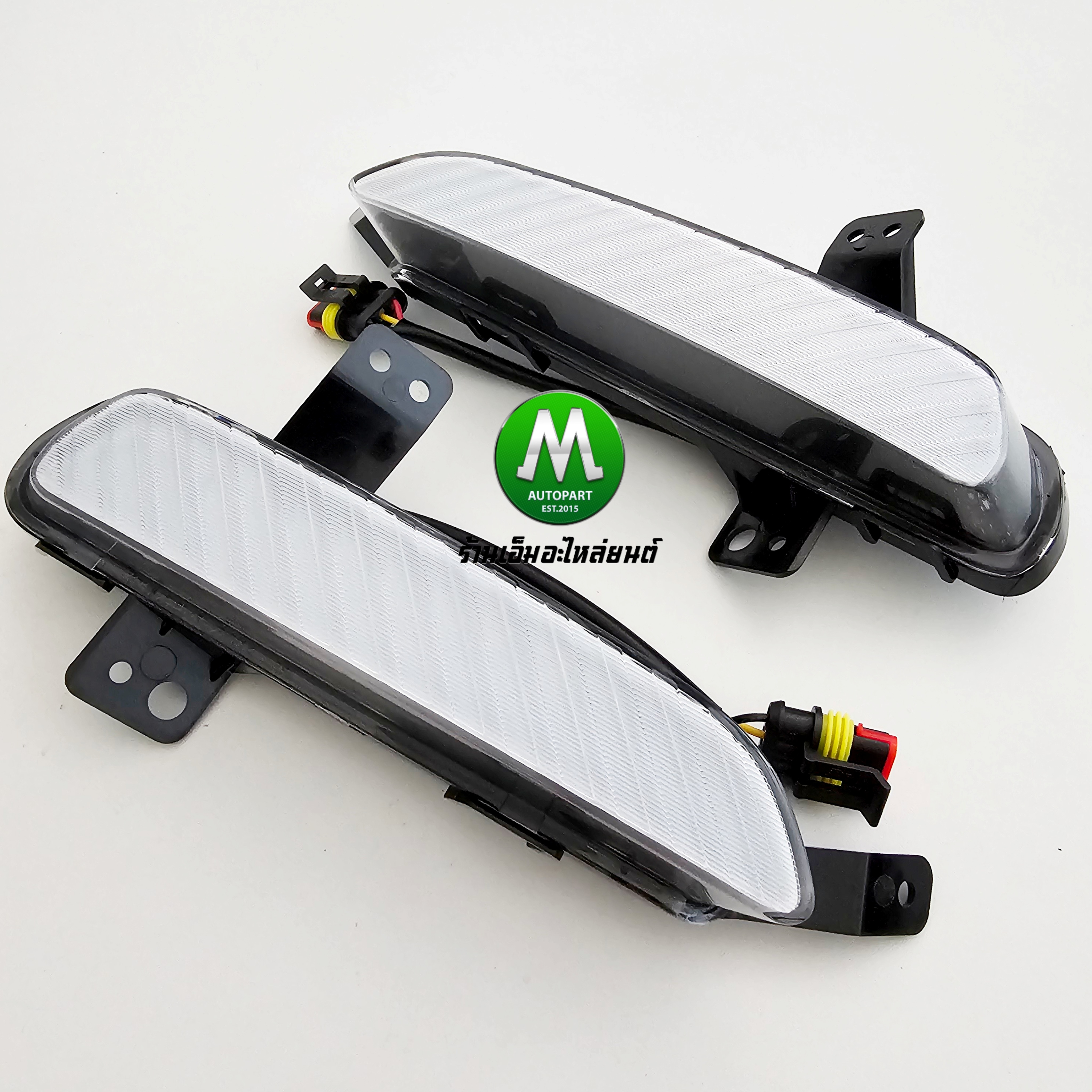 ไฟเดย์ไลท์สวิฟ LED DAYLIGHT DRL SUZUKI SWIFT 2018 - 2025 ไฟเดย์ไลท์มีไฟเลี้ยว ใส่ตรงฝาครอบไฟตัดหมอก