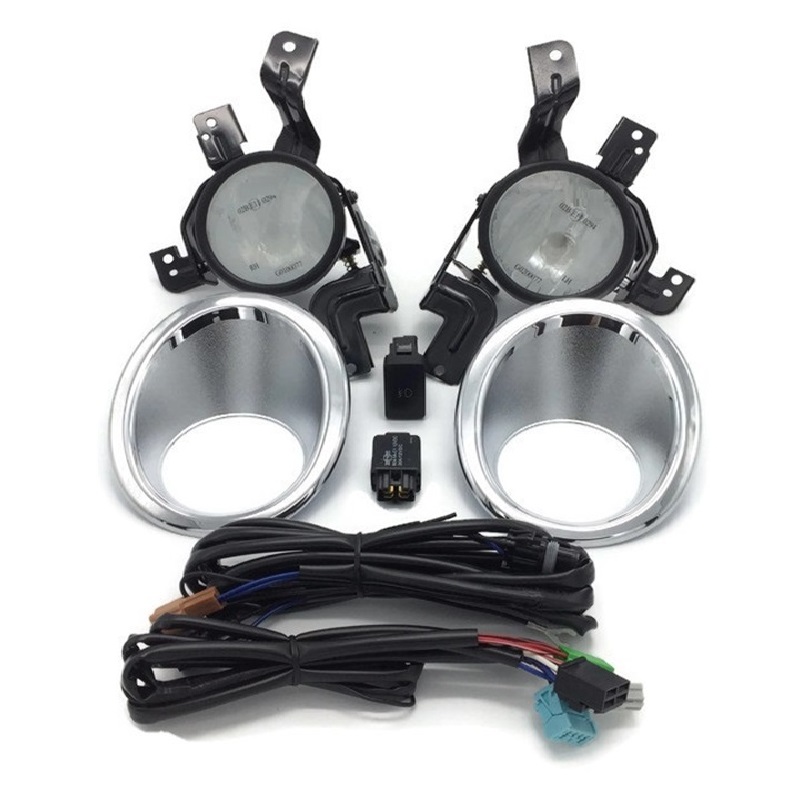 ไฟตัดหมอก/ไฟสปอร์ตไลท์ HONDA CRV(ซีอาร์วี) G3 โฉมที่1ฝาครอบชุบโครเมียม ปี2007-2009 (ครบชุด) (รับประกัน 6เดือน) (HD256)