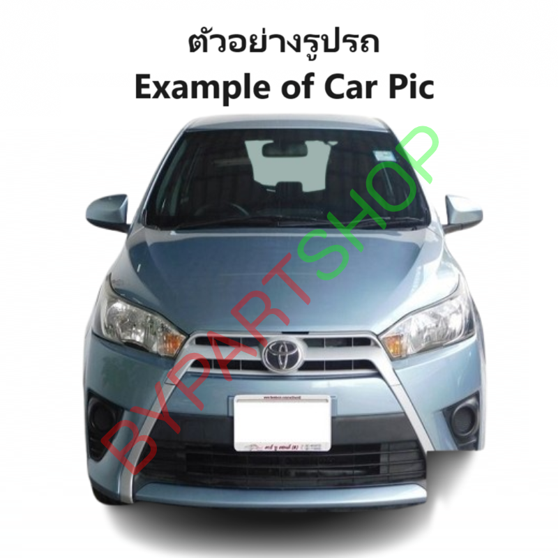 หม้อน้ำ TOYOTA YARIS(ยาริส) Gen2 ท่อล่างงอ หนาพิเศษ 26มิล ปี2013-2016 เกียรออโต้ (อลูมิเนียมทั้งใบ) (10017/26PP)