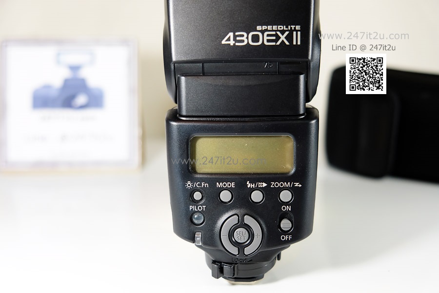 Flash canon 430EX II สภาพดีแถมกระเป๋า
