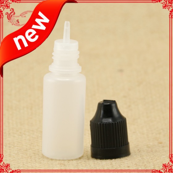 10 ml PE ขวดหยดขาวขุ่น ฝาดับเบิ้ลล็อค