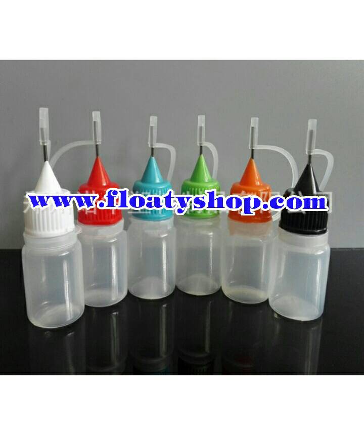 5ml PE ขวดหยดขาวขุ่น ฝาหัวเข็ม